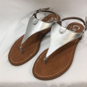 Sam Edelman Circus Carolina Silver Sandal Size 10M
